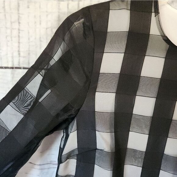 ASOS x Le Kilt Checkered Dressy Romper Size 4 NWT - Picture 5 of 8